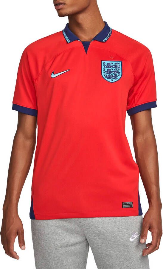 Nike Engeland 2022 23 Stadium Uit Dri-FIT voetbalshirt voor heren Rood