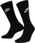 Nike Sportswear Everyday Essential Crew sokken (3 paar) Zwart - Thumbnail 4