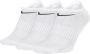 Nike Everyday Lightweight Onzichtbare trainingssokken (3 paar) Wit - Thumbnail 1