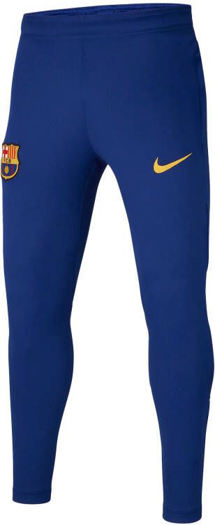 Nike FC Barcelona Academy Pro Dri-FIT knit voetbalbroek voor kids Blauw