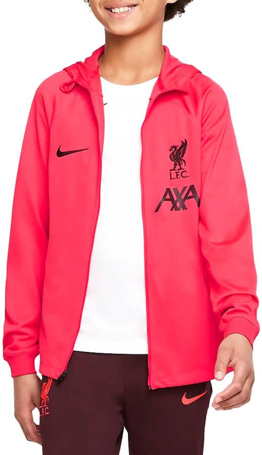 Nike Liverpool FC Strike Dri-FIT knit voetbaltrainingspak voor kids Rood