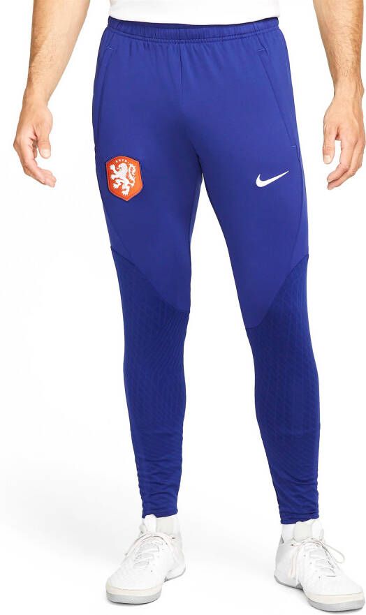 Nike Nederland Strike Dri-FIT voetbalbroek voor heren Blauw
