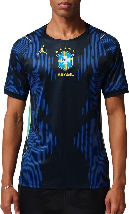 Jordan Brazilië 2026 Stadium Uit Dri-FIT replicavoetbalshirt voor heren Blauw - Foto 5