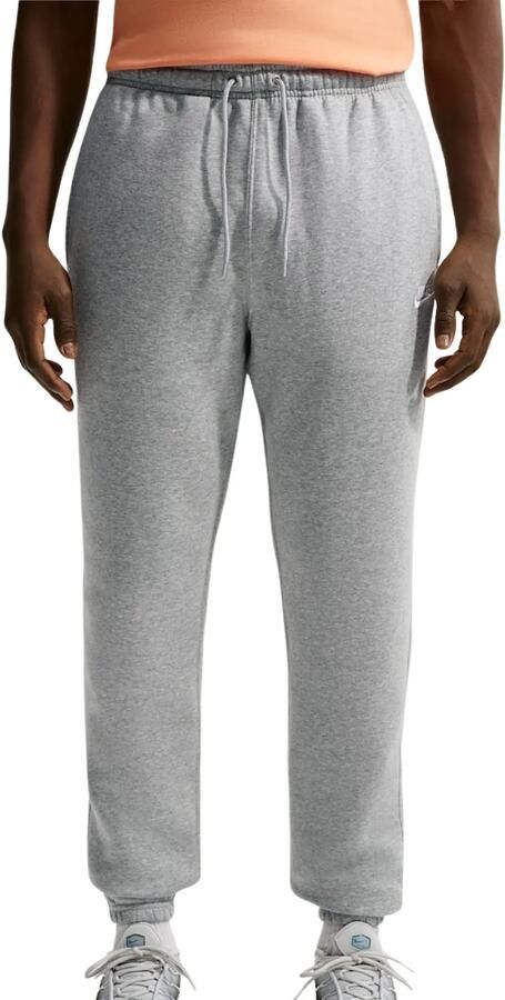 Nike Club herenbroek van geborstelde fleece met boorden Grijs - Foto 5