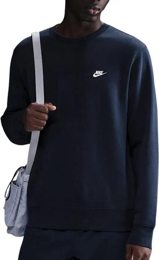 Nike Club fleeceshirt met ronde hals voor heren Blauw - Foto 5