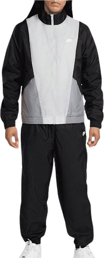 Nike Club geweven trainingspak voor heren Zwart