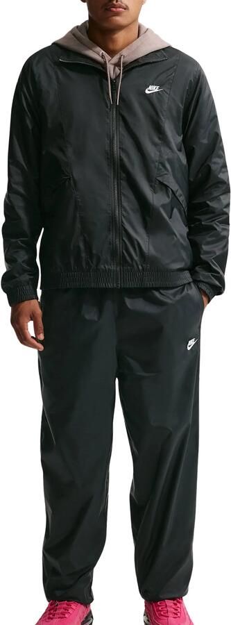 Nike Club geweven trainingspak voor heren Zwart - Foto 5