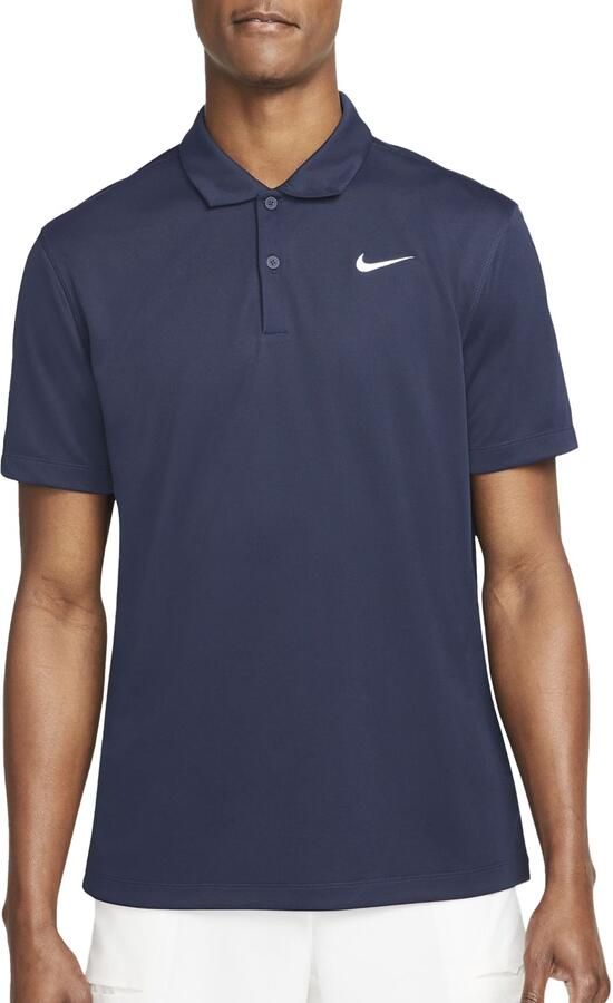 Nike Court Dri FIT Marineblauw Tennispolo Heren - Foto 5