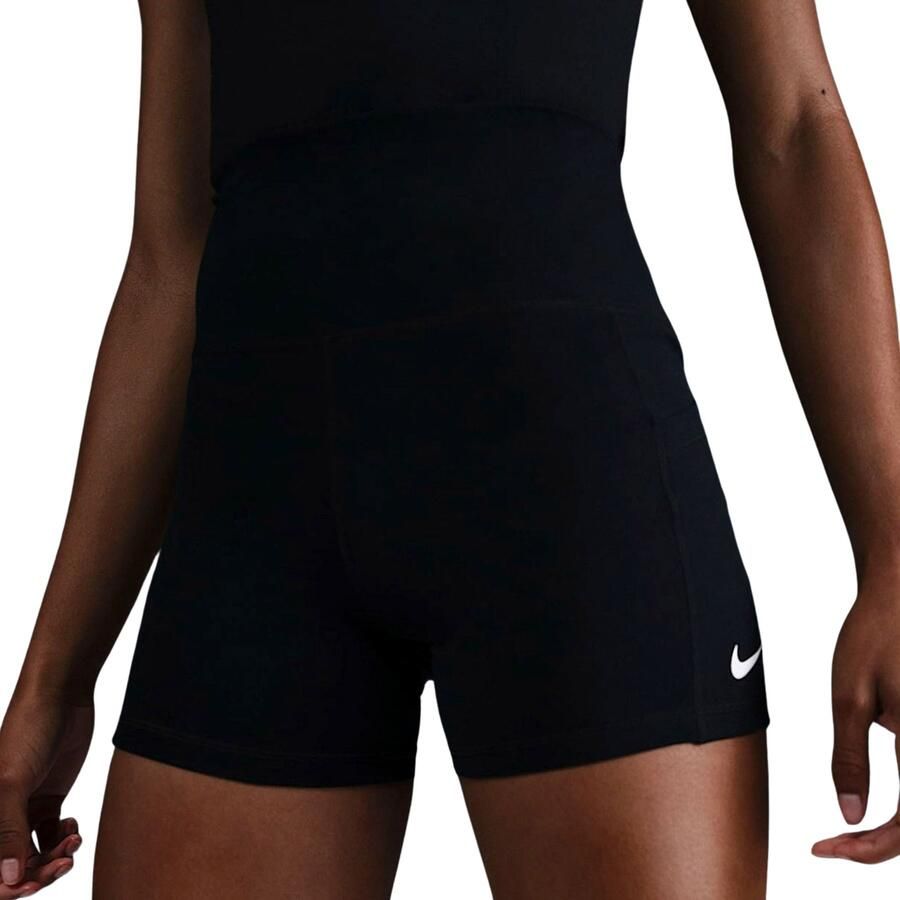 Nike Court Dri-FIT tennisshorts met zakken voor dames Zwart