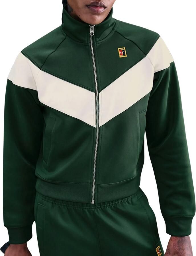 Nike Court Heritage Windrunner tennisjack voor dames Groen - Foto 5