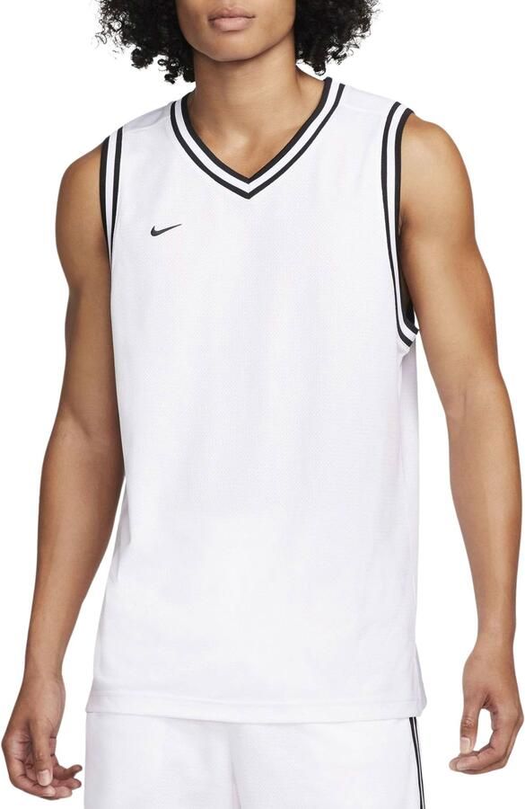 Nike DNA Dri-FIT basketbaljersey voor heren Wit - Foto 5