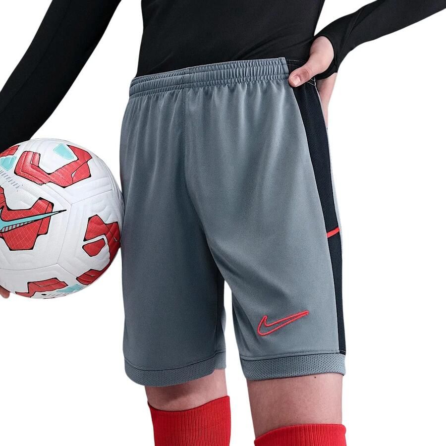 Nike Academy voetbalshorts met Dri-FIT voor kids (18 cm) Grijs