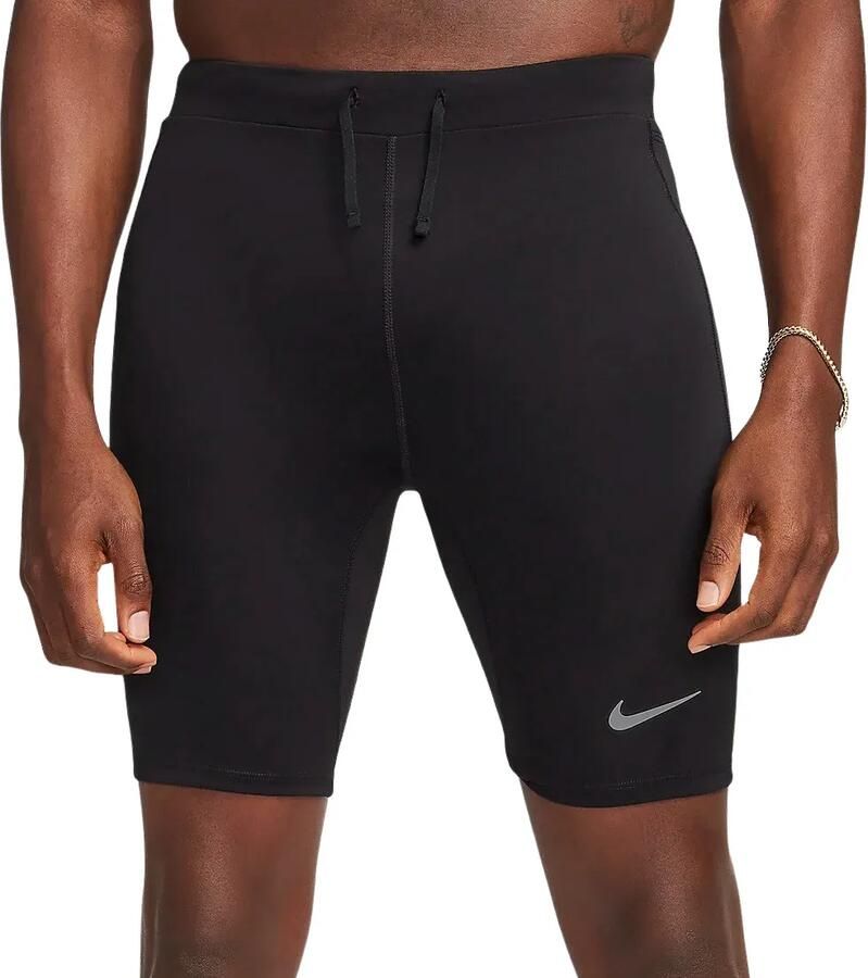 Nike Fast halflange hardlooptights met Dri-FIT en binnenbroek voor heren Zwart