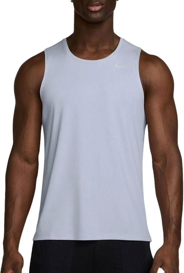 Nike Miler hardlooptanktop met Dri-FIT voor heren Grijs - Foto 5