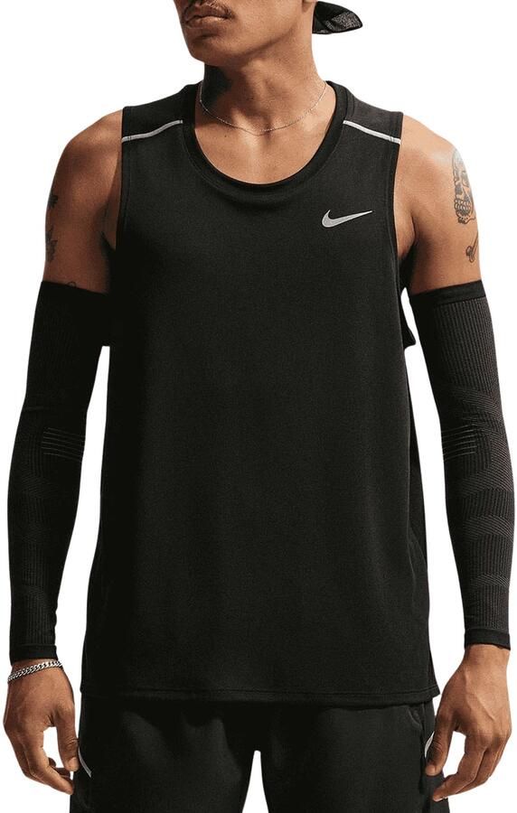 Nike Miler hardlooptanktop met Dri-FIT voor heren Zwart - Foto 5