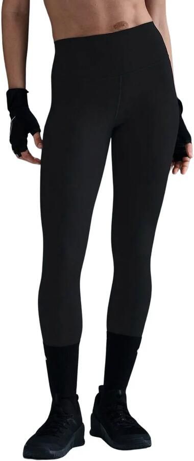 Nike One lange legging met hoge taille voor dames Zwart - Foto 5