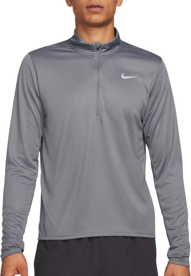 Nike Pacer Dri-FIT hardlooptop met halflange rits voor heren Grijs - Foto 4