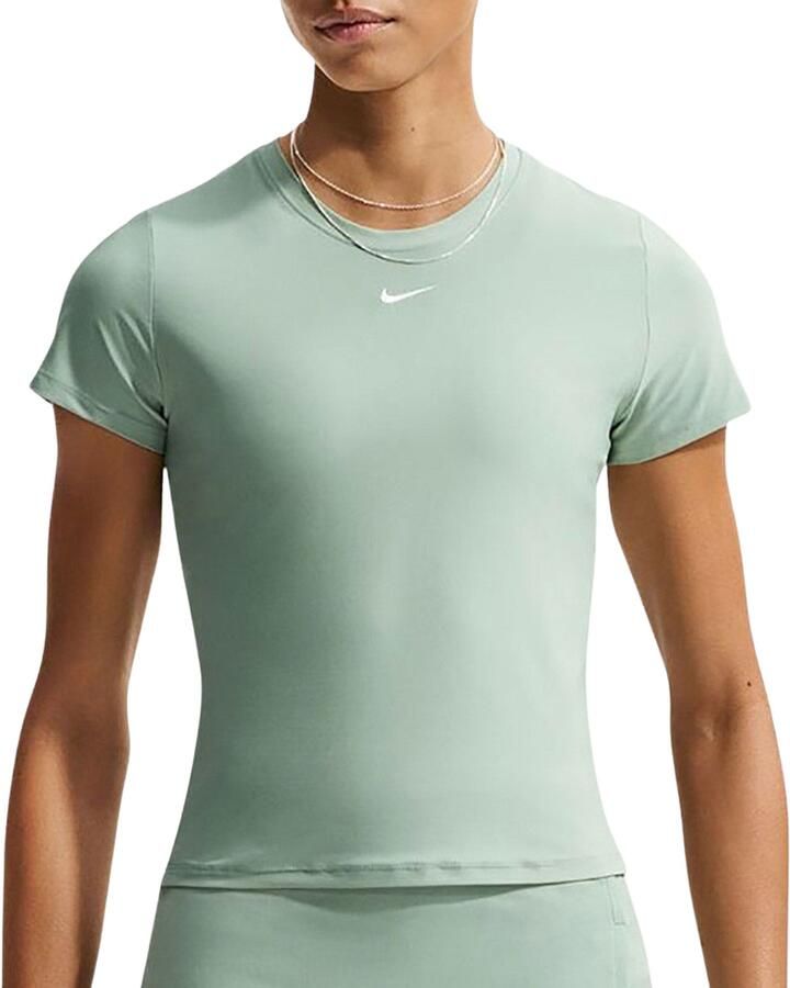 Nike Victory Dri-FIT tennistop met korte mouwen voor dames Groen - Foto 5