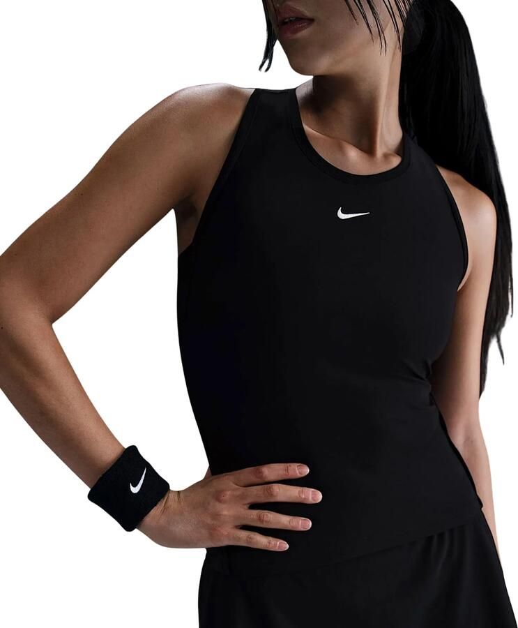 Nike Victory Dri-FIT tennistanktop voor dames Zwart - Foto 5