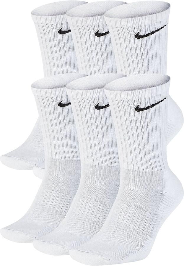 Nike Everyday Cushioned Crew trainingssokken (6 paar) Wit - Foto 1