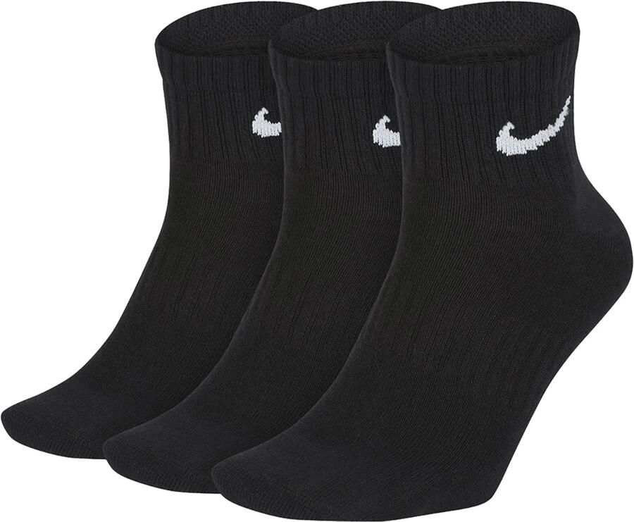 Nike Everyday Lightweight trainingsenkelsokken (3 paar) Zwart - Foto 2