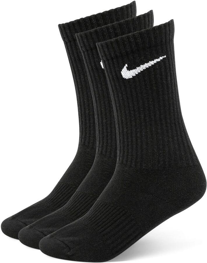 Nike Everyday Lightweight Crew trainingssokken (3 paar) Zwart - Foto 4