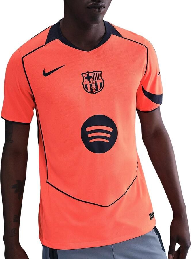 Nike FC Barcelona 2025 26 Stadium Derde Total 90 replicavoetbalshirt met Dri-FIT voor Oranje - Foto 5