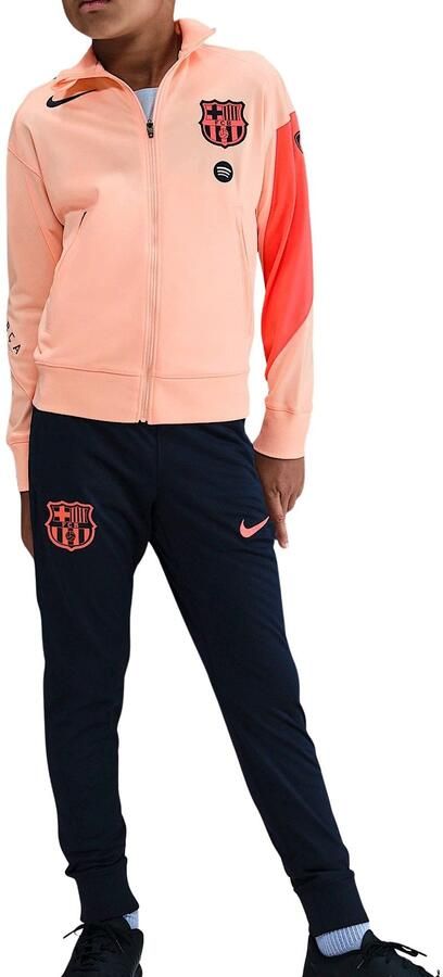 Nike FC Barcelona Strike Derde Total 90 knit voetbaltrainingspak met Dri-FIT voor kids Oranje - Foto 5