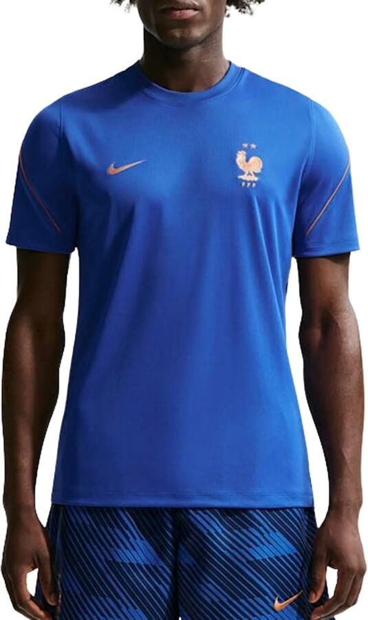 Nike FFF Strike Dri-FIT voetbaltop met korte mouwen voor heren Blauw - Foto 5