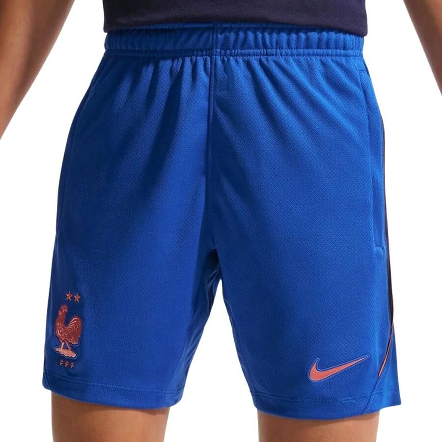 Nike FFF Strike Dri-FIT knit voetbalshorts voor kids Blauw