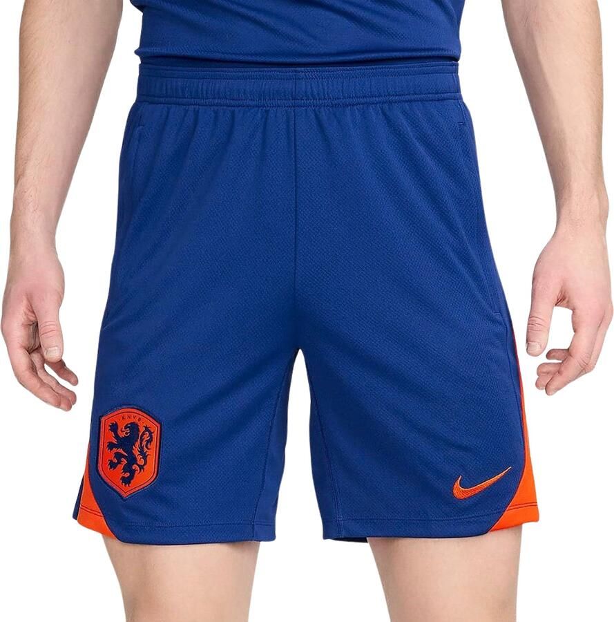 Nike Nederland Strike Dri-FIT knit voetbalshorts voor heren Blauw