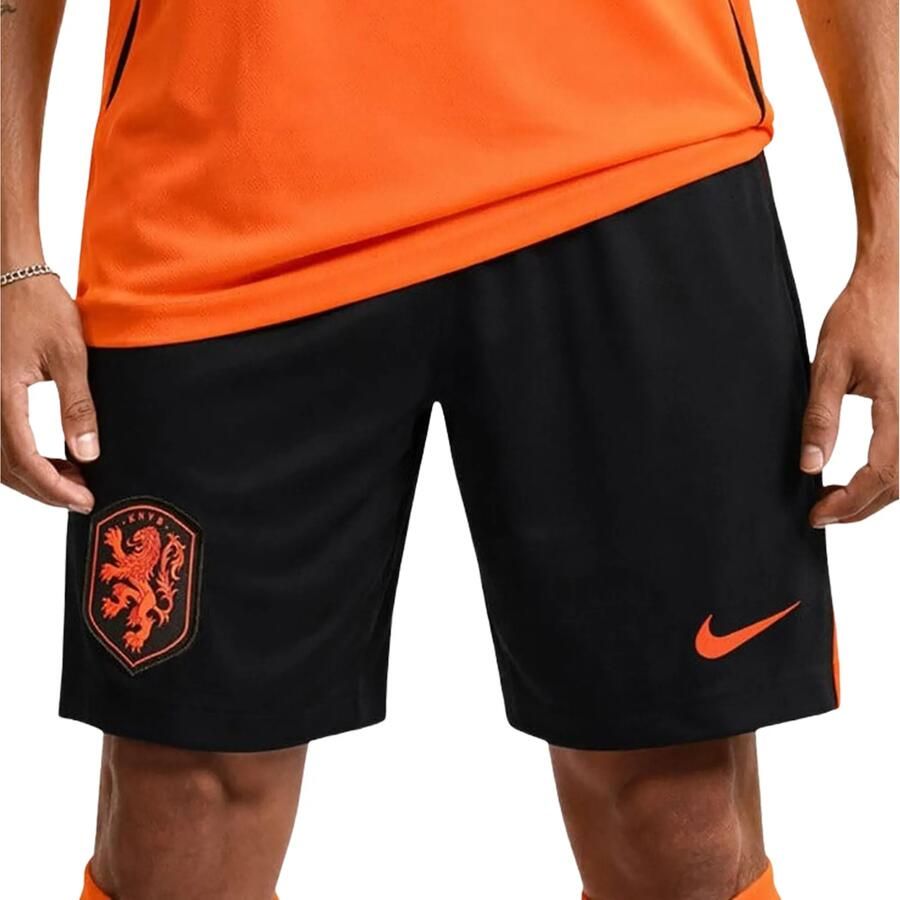 Nike Nederland 2026 Stadium Thuis Dri-FIT replica voetbalshorts voor heren Zwart
