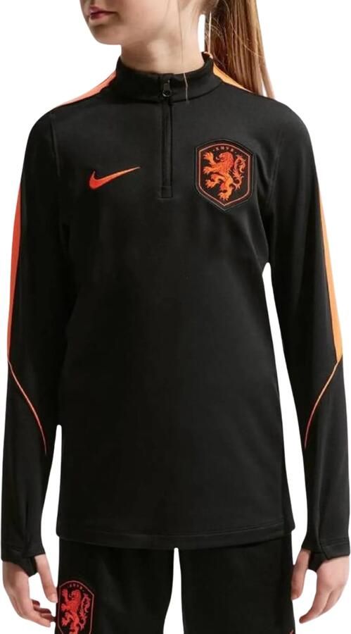Nike Nederland Strike Dri-FIT voetbaltrainingstop voor kids Zwart - Foto 4