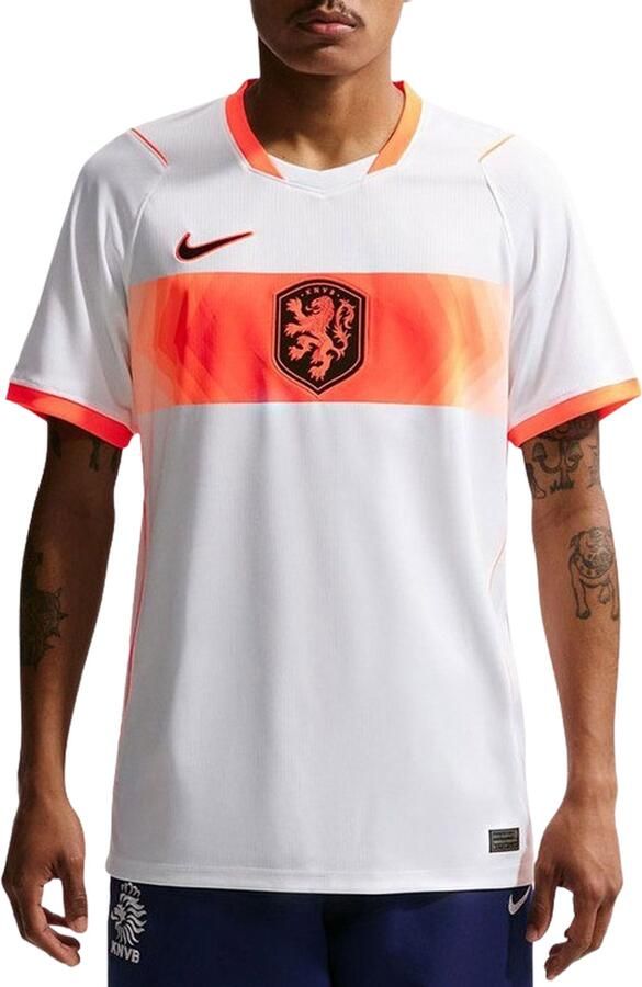 Nike Nederland 2026 Stadium Uit Dri-FIT replicavoetbalshirt voor heren Wit - Foto 6
