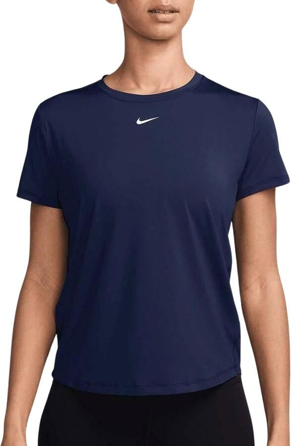 Nike One Classic Dri-FIT damestop met korte mouwen Blauw - Foto 5