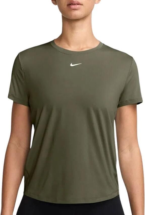 Nike One Classic Dri-FIT damestop met korte mouwen Groen - Foto 5