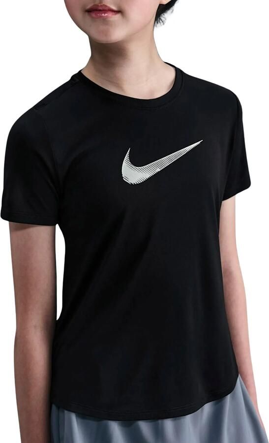 Nike One Classic meisjestop met korte mouwen Zwart - Foto 5