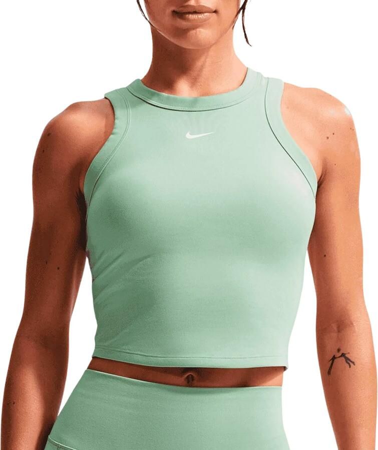 Nike One Fitted Dri-FIT Cropped Tanktop Dames