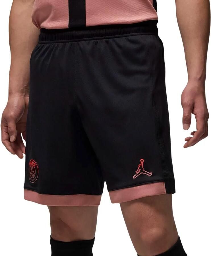 Jordan Paris Saint-Germain 2024 25 Stadium Derde replicavoetbalshorts met Dri-FIT voor heren Zwart