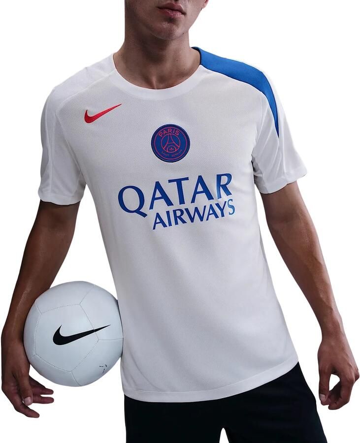 Nike PSG Strike Derde Total 90 Knit voetbaltop met Dri-FIT voor Wit - Foto 5