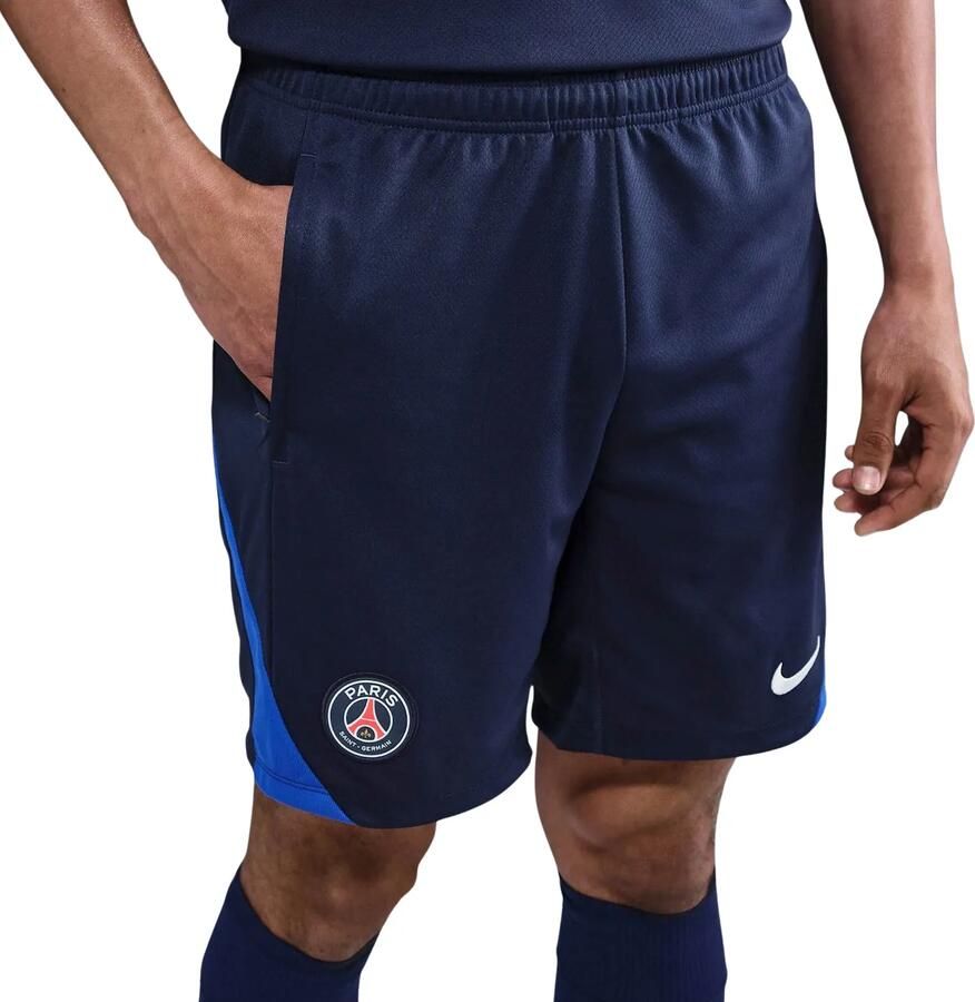 Nike Paris Saint-Germain Strike Dri-FIT knit voetbalshorts voor heren Blauw