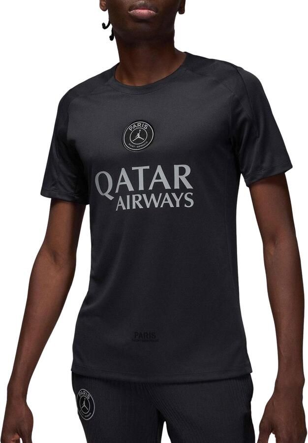 Jordan Paris Saint-Germain Strike Vierde Dri-FIT voetbaltop met korte mouwen voor Zwart - Foto 5