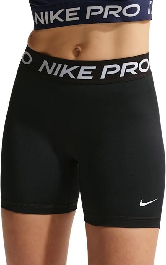 Nike Pro 365 middelhoge shorts voor dames (13 cm) Zwart - Foto 5