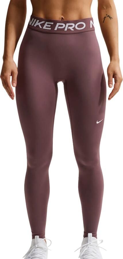 Nike Pro lange legging met halfhoge taille voor dames Paars - Foto 5