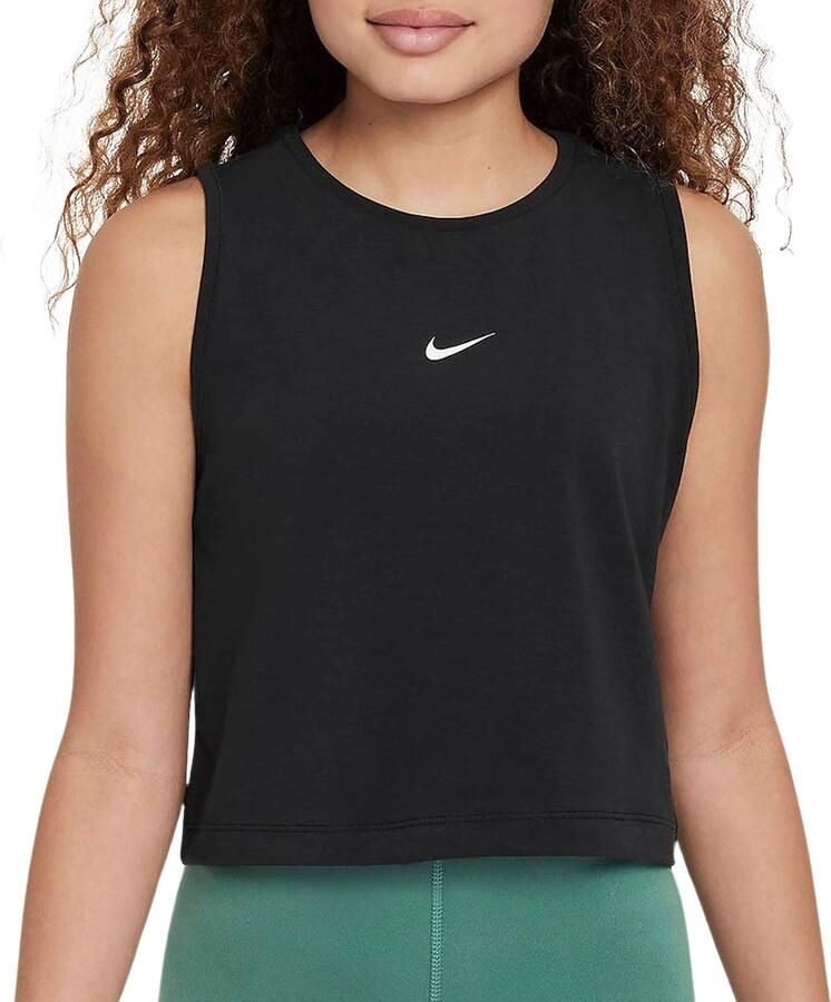 Nike Pro Dri-FIT trainingstanktop voor meisjes Zwart - Foto 5