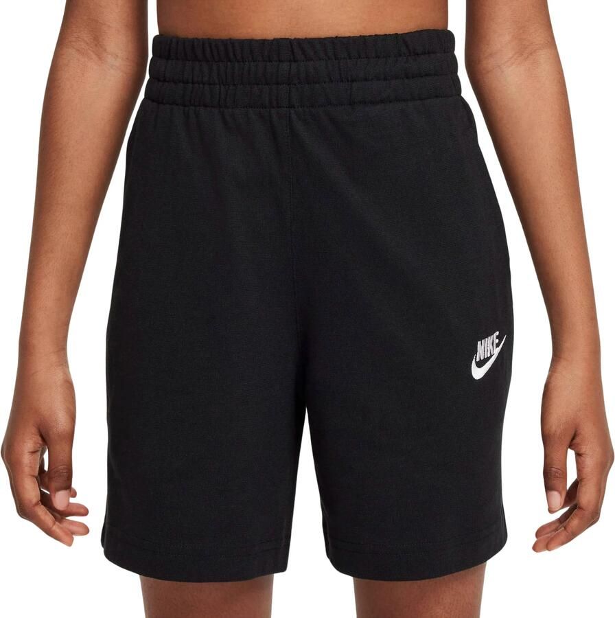 Nike Sportswear Club knit shorts voor kids (15 cm) Zwart