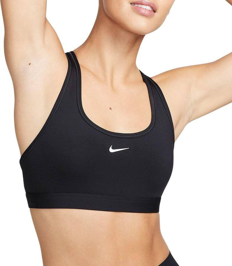 Nike Swoosh Light Support non-padded sport-bh Zwart - Foto 5