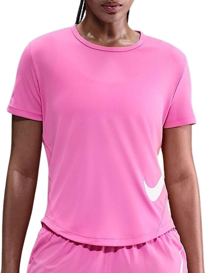 Nike Tempo Swoosh Run Dri-FIT hardlooptop met korte mouwen voor dames Roze - Foto 5