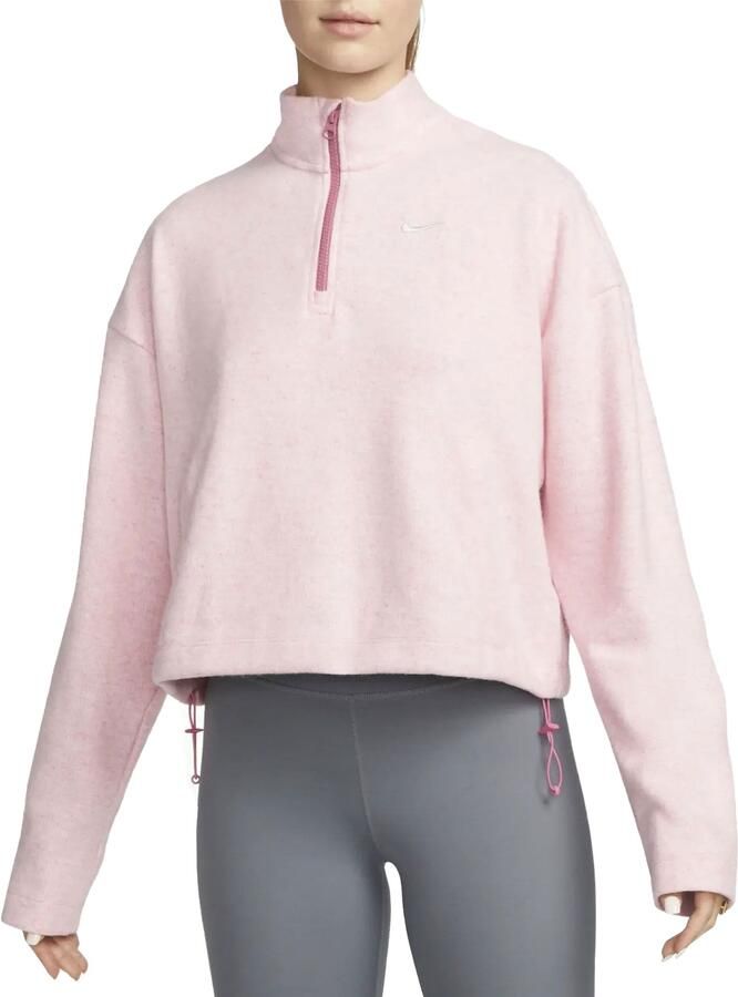 Nike Therma-FIT Top met halflange rits voor dames Roze