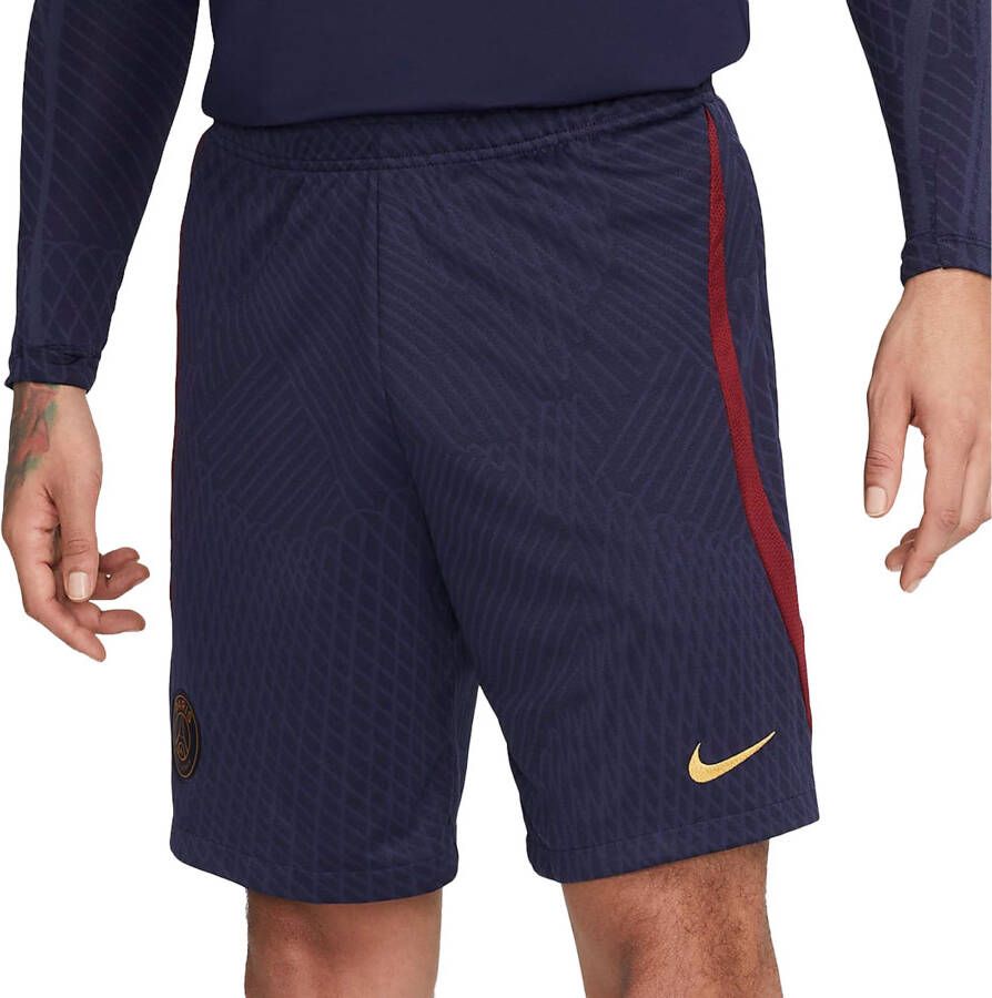 Paris Saint-Germain Strike Nike Dri-FIT knit voetbalshorts voor heren Blauw